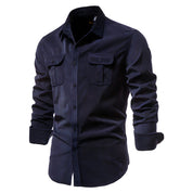 Men's Utility Shirt - Classic Collar with Flap Pockets