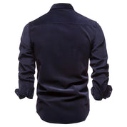 Men's Utility Shirt - Classic Collar with Flap Pockets