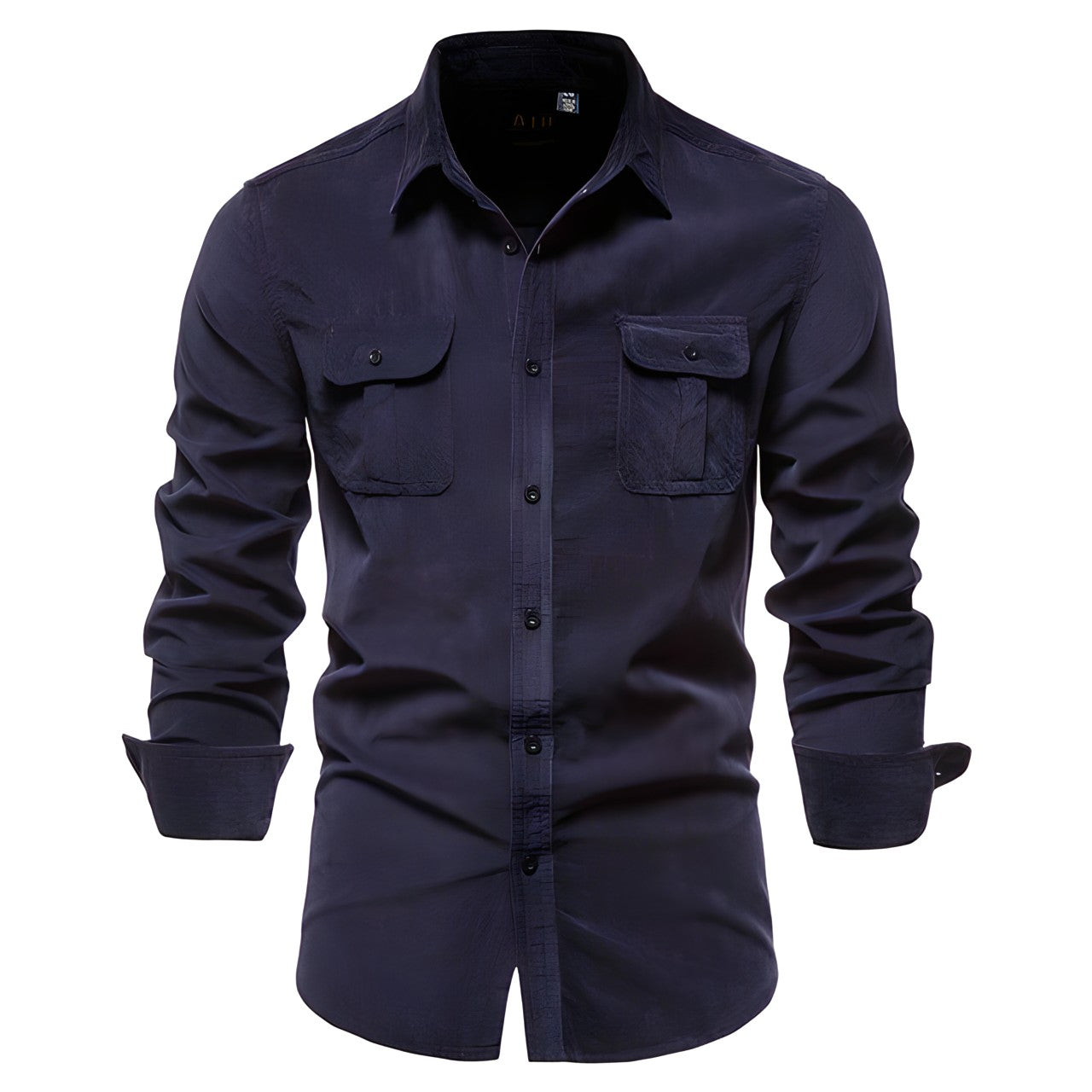 Men's Utility Shirt - Classic Collar with Flap Pockets