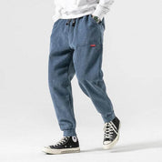 Men's Corduroy Wide Leg Joggers - Stylish and Comfortable