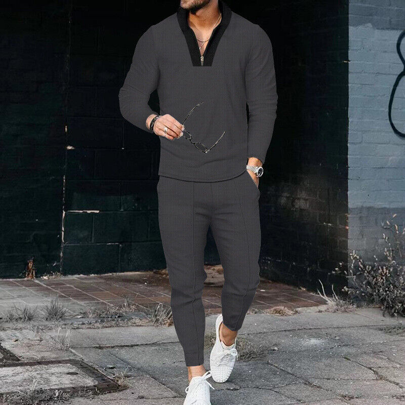 Stylish and Comfortable Men's Two-Piece Outfit | Leo