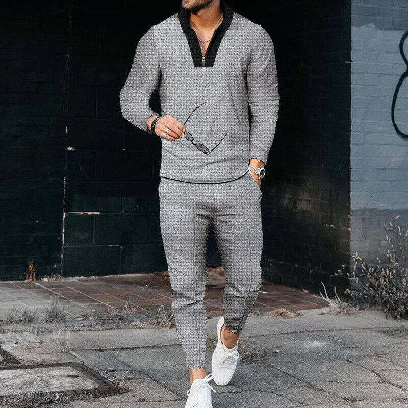 Stylish and Comfortable Men's Two-Piece Outfit | Leo