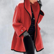 Women's Elegant Winter Overcoat - Cosy Outerwear