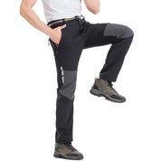 Men's Waterproof Trousers - Lined Two-Tone with Zip Pockets