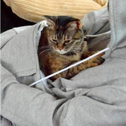 Unisex Hoodie - Pet Carrier Pouch with Drawstring Hood