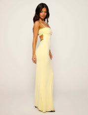 Elegant Backless Maxi Dress with Spaghetti Straps for Women
