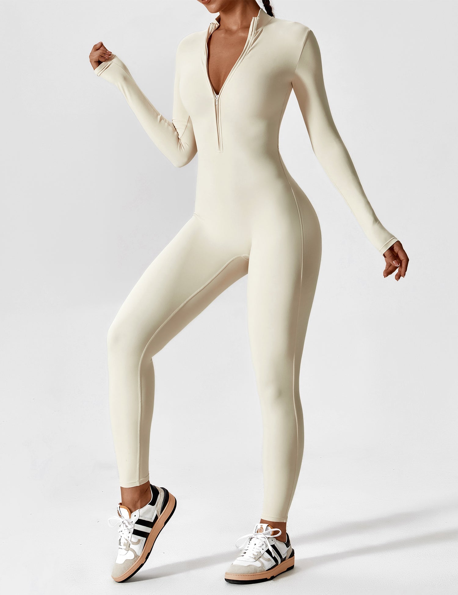 Willow - Stylish Long-Sleeve Jumpsuit for Women