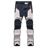 Men's Waterproof Trousers - Two-Tone with Zip Pockets & Articulated Knees